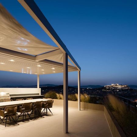 Urban Apt With Stunning Acropolis View & Roofdeck Athens Exterior photo